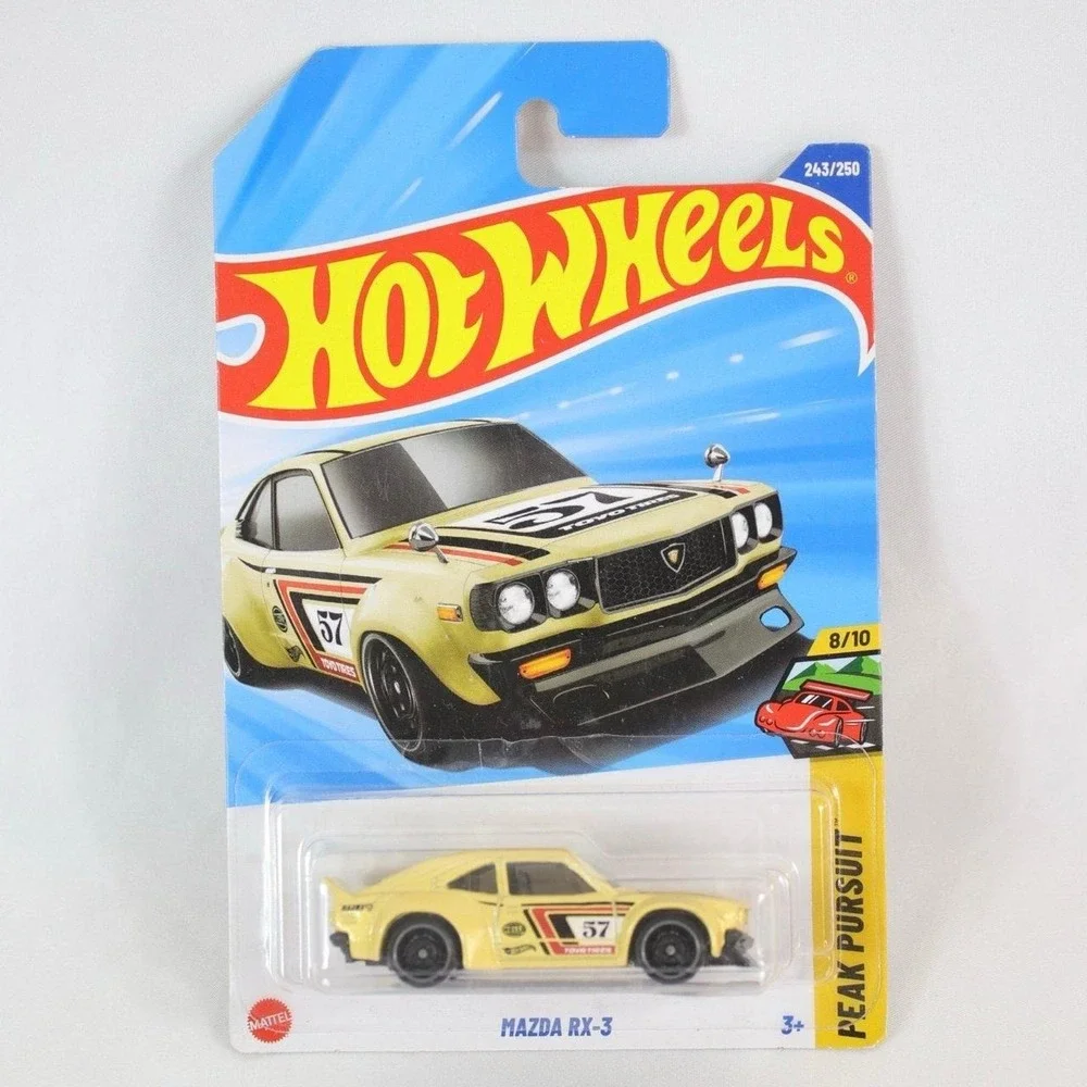 Hot Wheels‎ Yellow Mazda RX-3 Toy Car - NEW